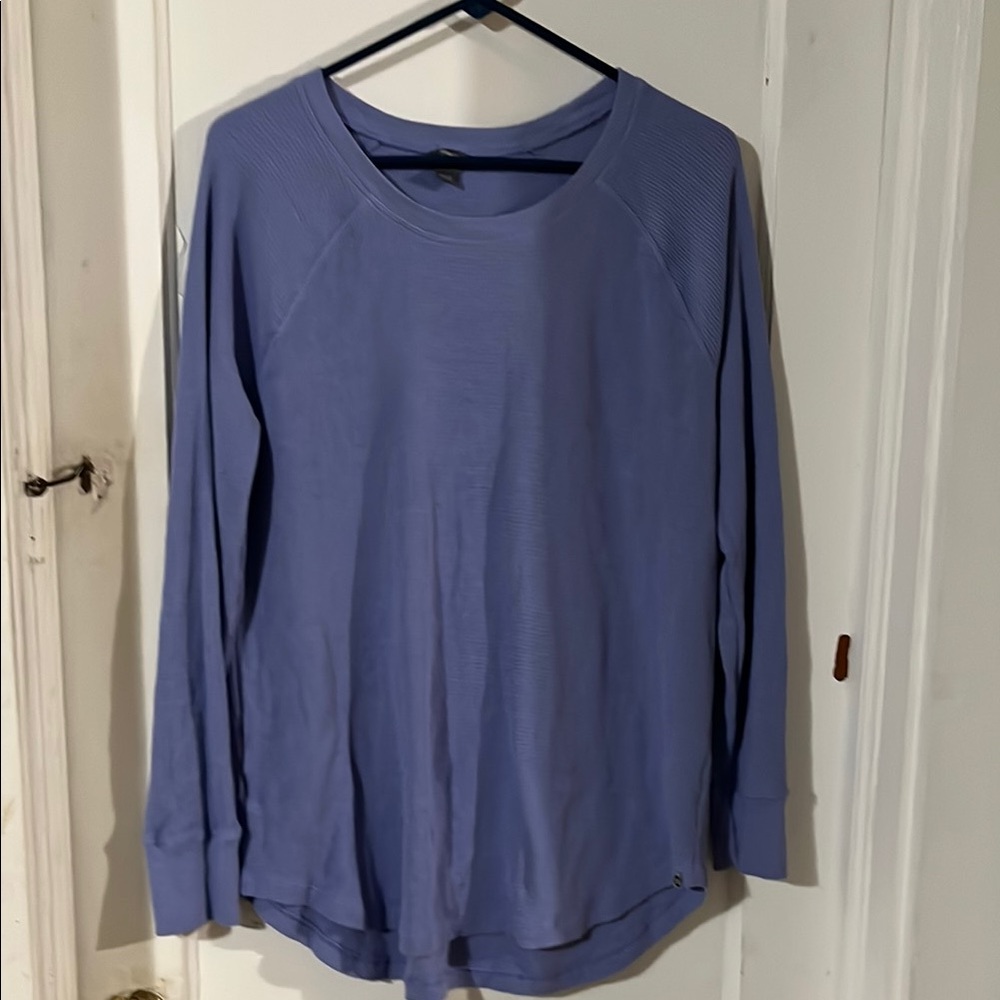 Blue Long Sleeve Top